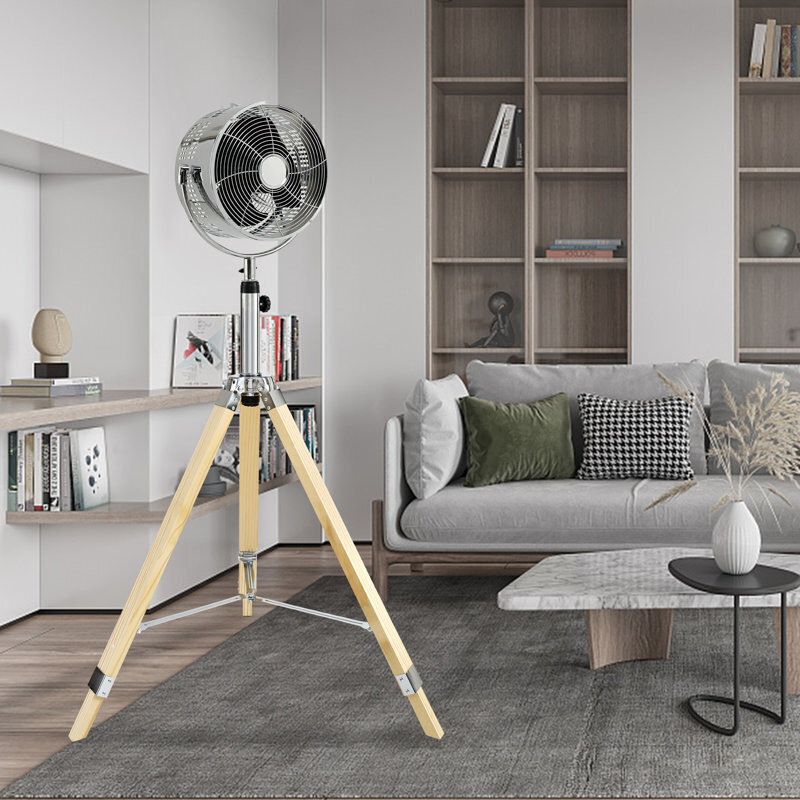 Industrial Retro Style Floor Fan
