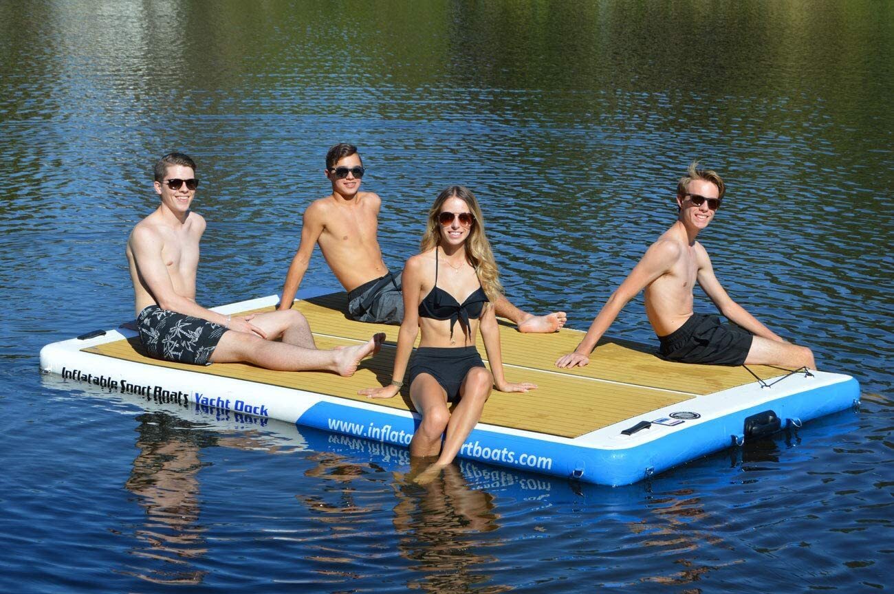 Inflating Flat Floating Dock 