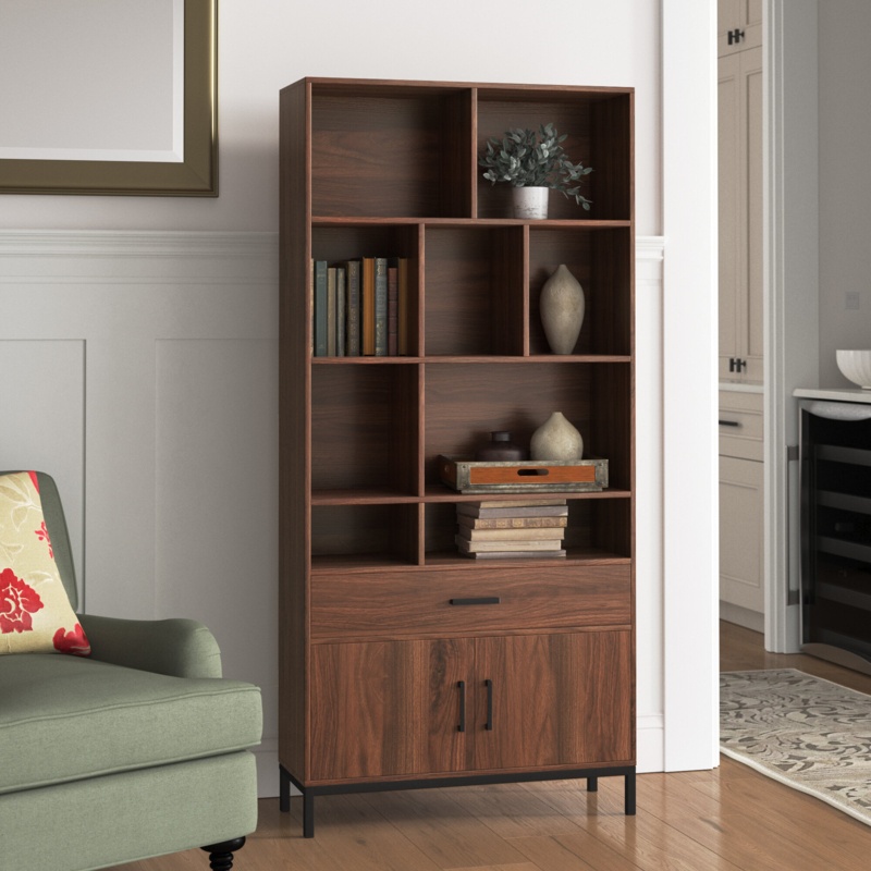 Inoue 67.25'' H x 31.5'' W Standard Bookcase