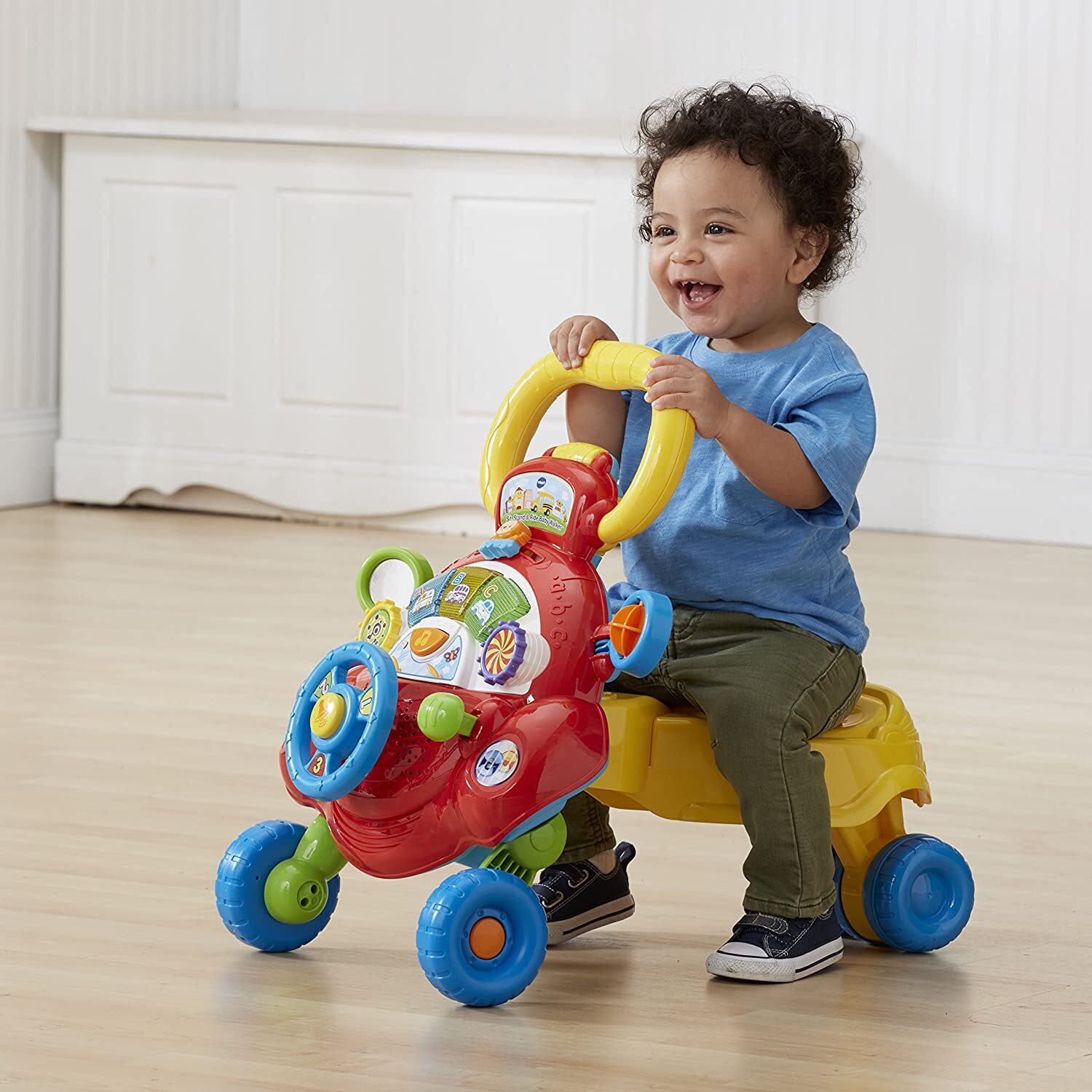 Interactive Airplane Ride On Toy For Toddlers 