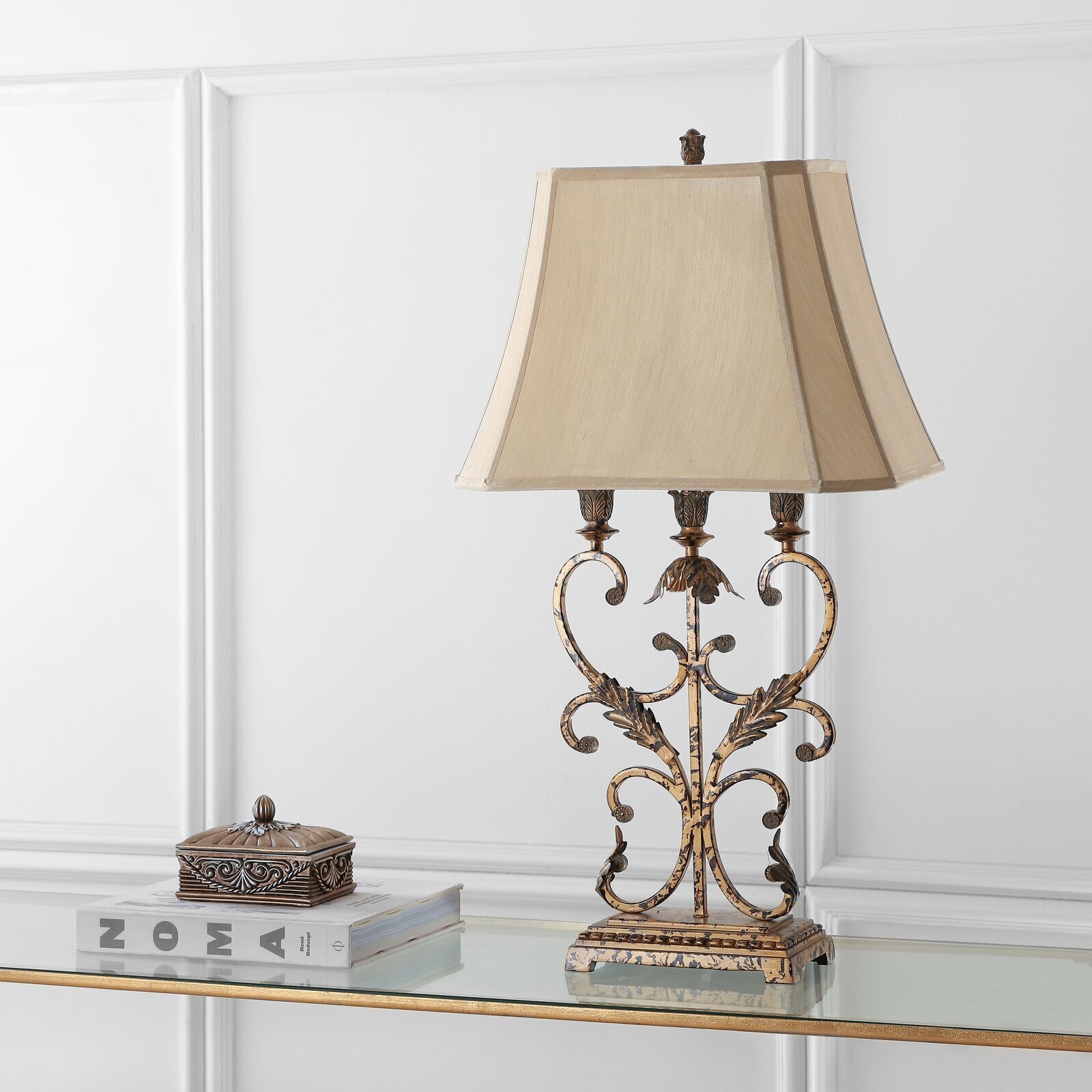 Intricate Art Deco Lamps