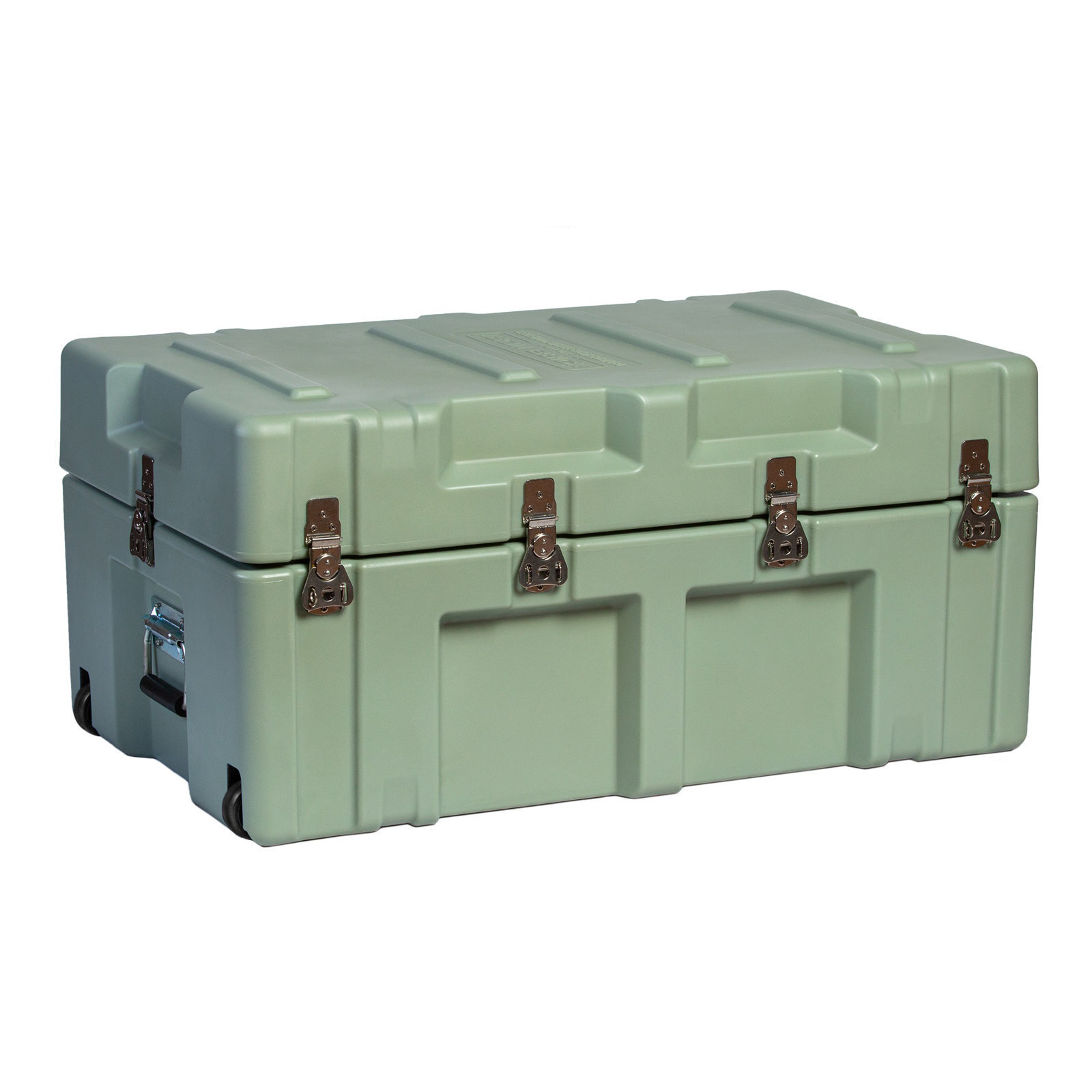 Iron Brick Wheeled Storage Trunk