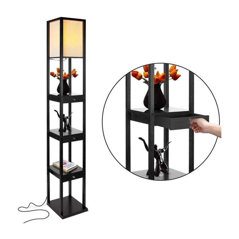 Japanese lamp nightstand