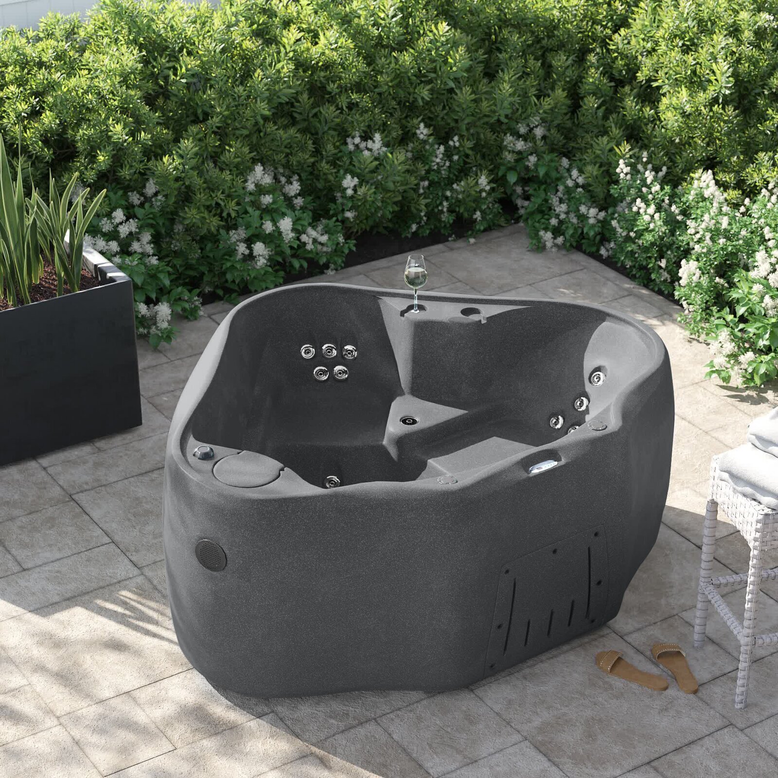 Jet Oval Plug and Play Hot Tub