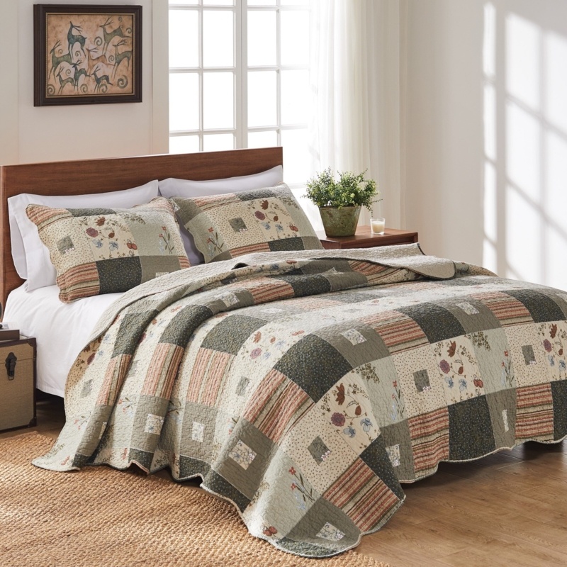 Kato 100% Cotton Quilt Set