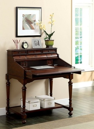 Traditional Style Secretary Desk | Foter
