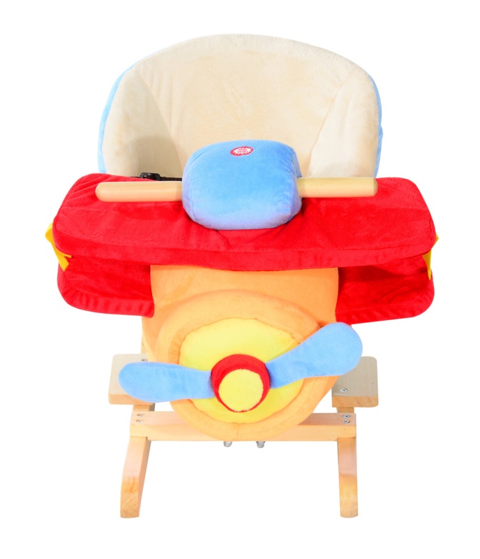 Kids Plush Airplane Rocker