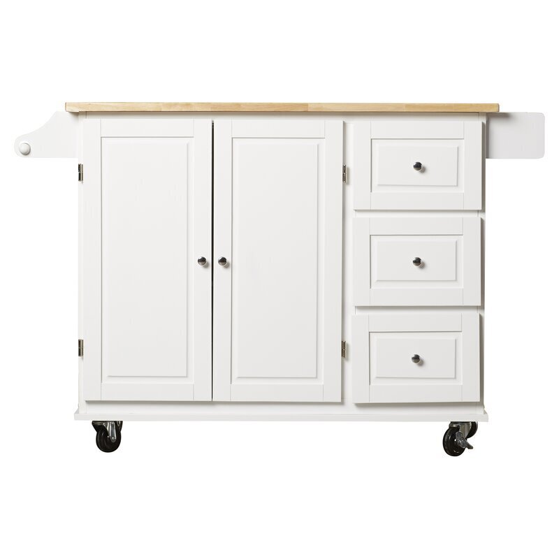 Kitchen island style cutting table