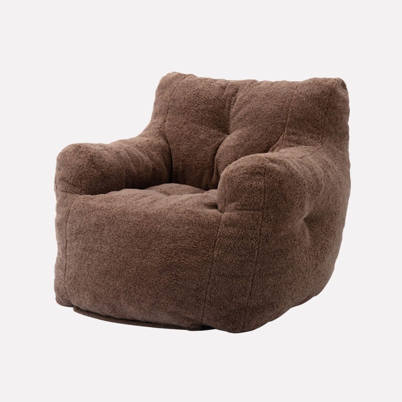 Large Faux Fur Bean Bag Sofa