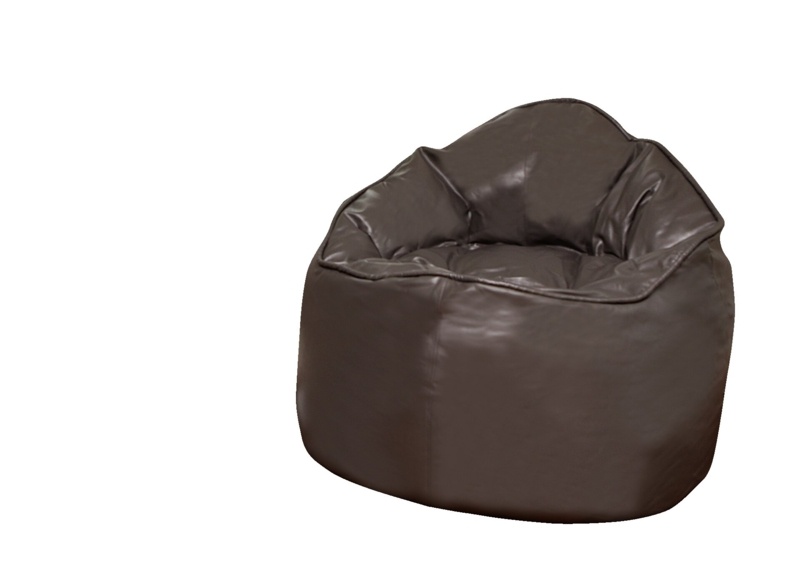 Large Faux Leather Bean Bag Chair & Lounger