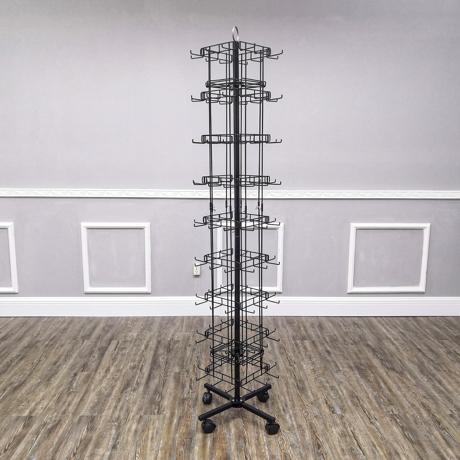 Large Floor Standing Metal Brochure Holder