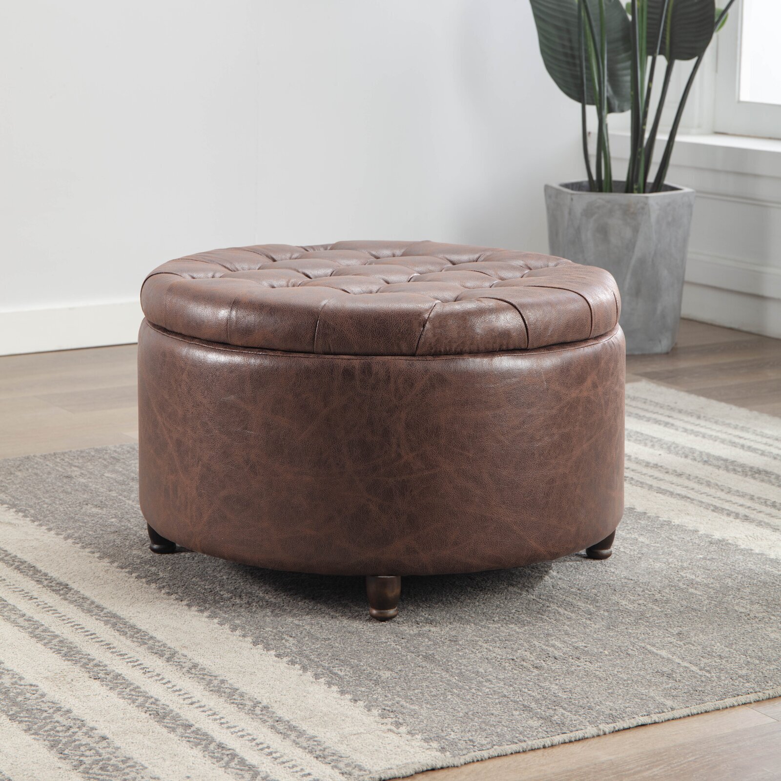 Large Traditional Ottoman 