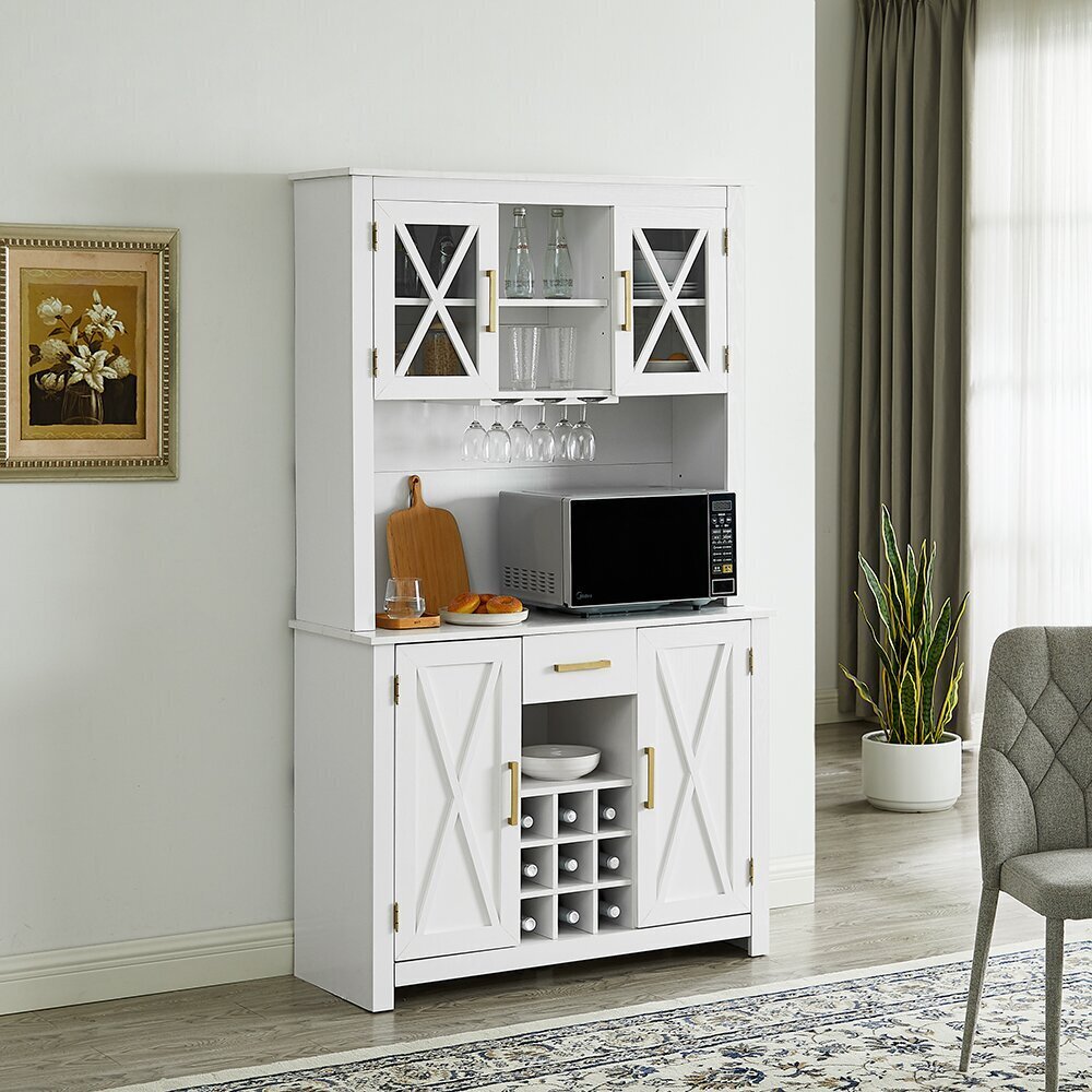 Large wooden liquor cabinet