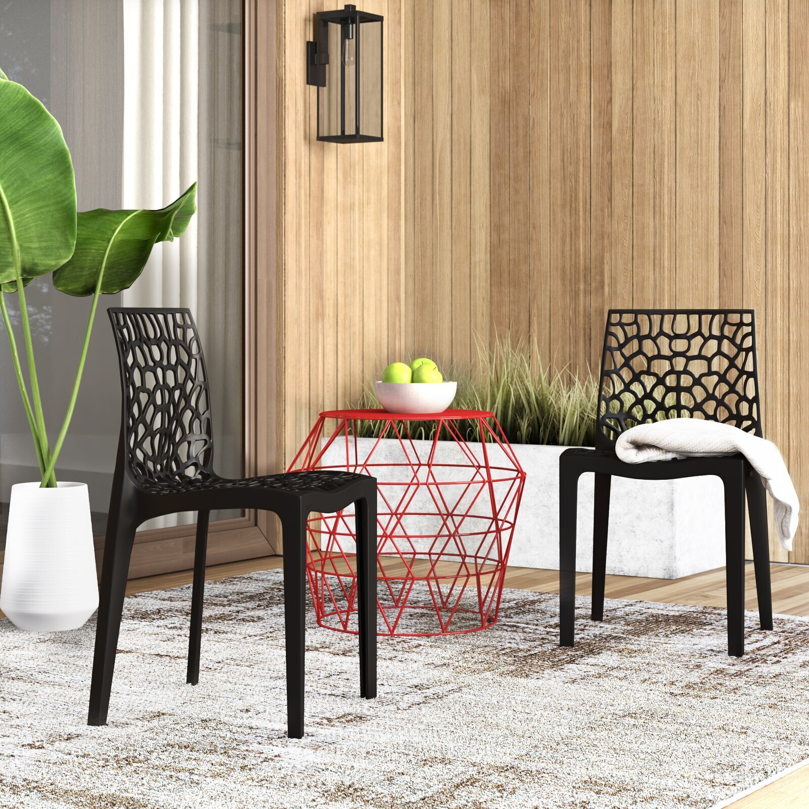 Lattice Plastic Lawn Chairs
