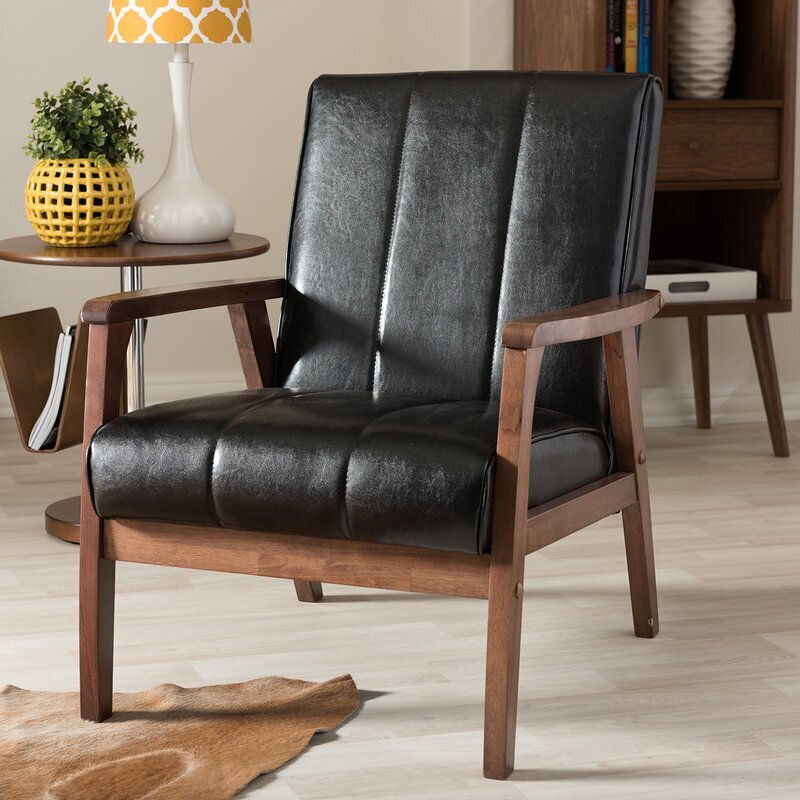 Leather Channeled Upholstery