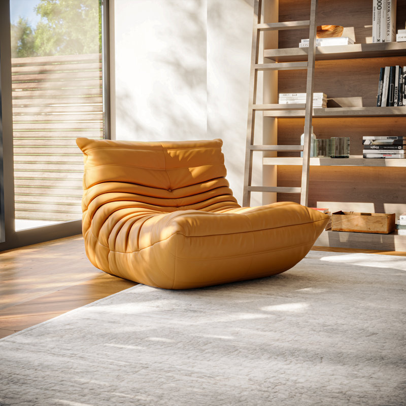 Leather Floor Chair