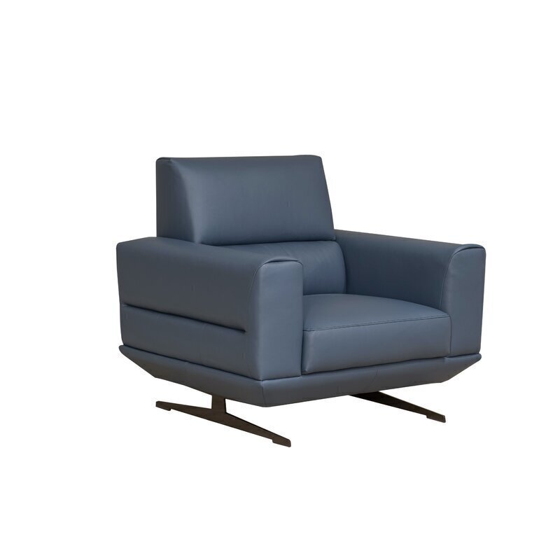 Leather Low Slung Square Italian Seat