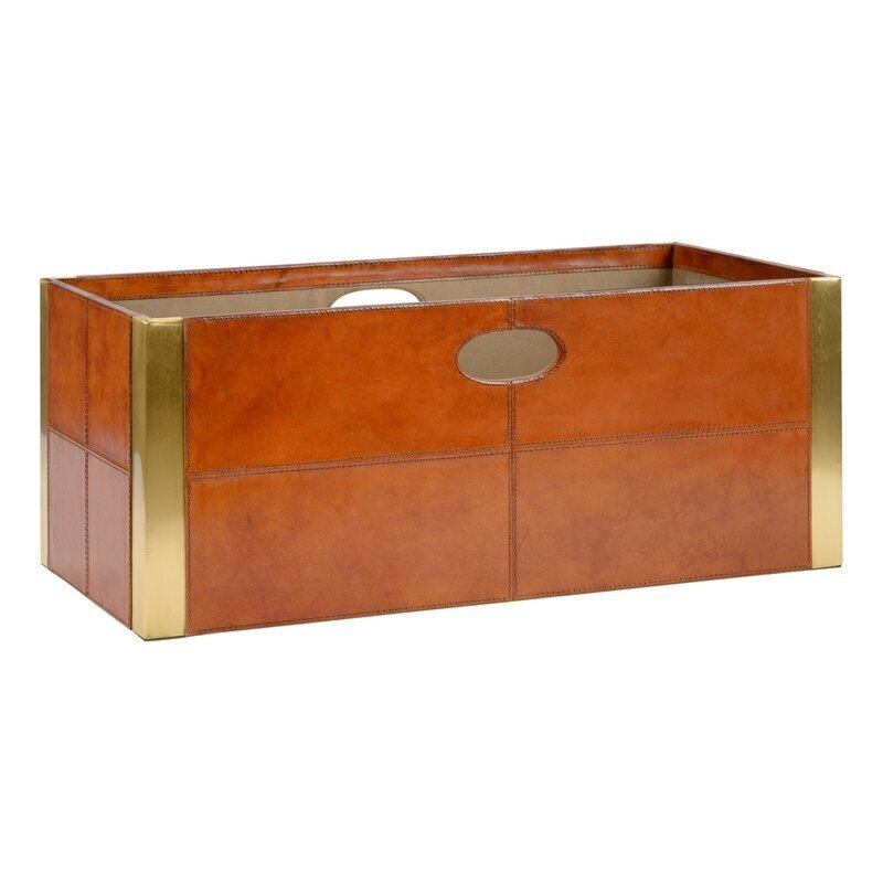 Leather Newspaper Holder