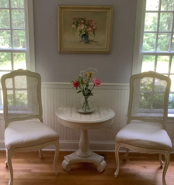 Light Cane Back Chairs