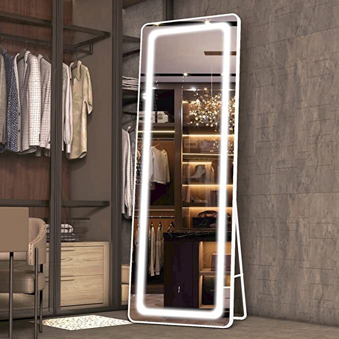 Lighted Floor Mirror