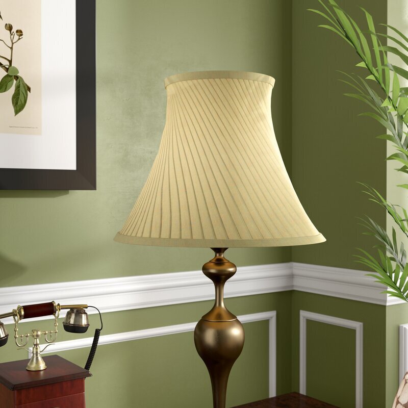 Linen Bell Screw On Lamp Shade