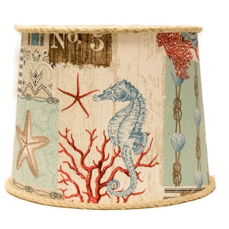 Linen Screw On Lamp Shade
