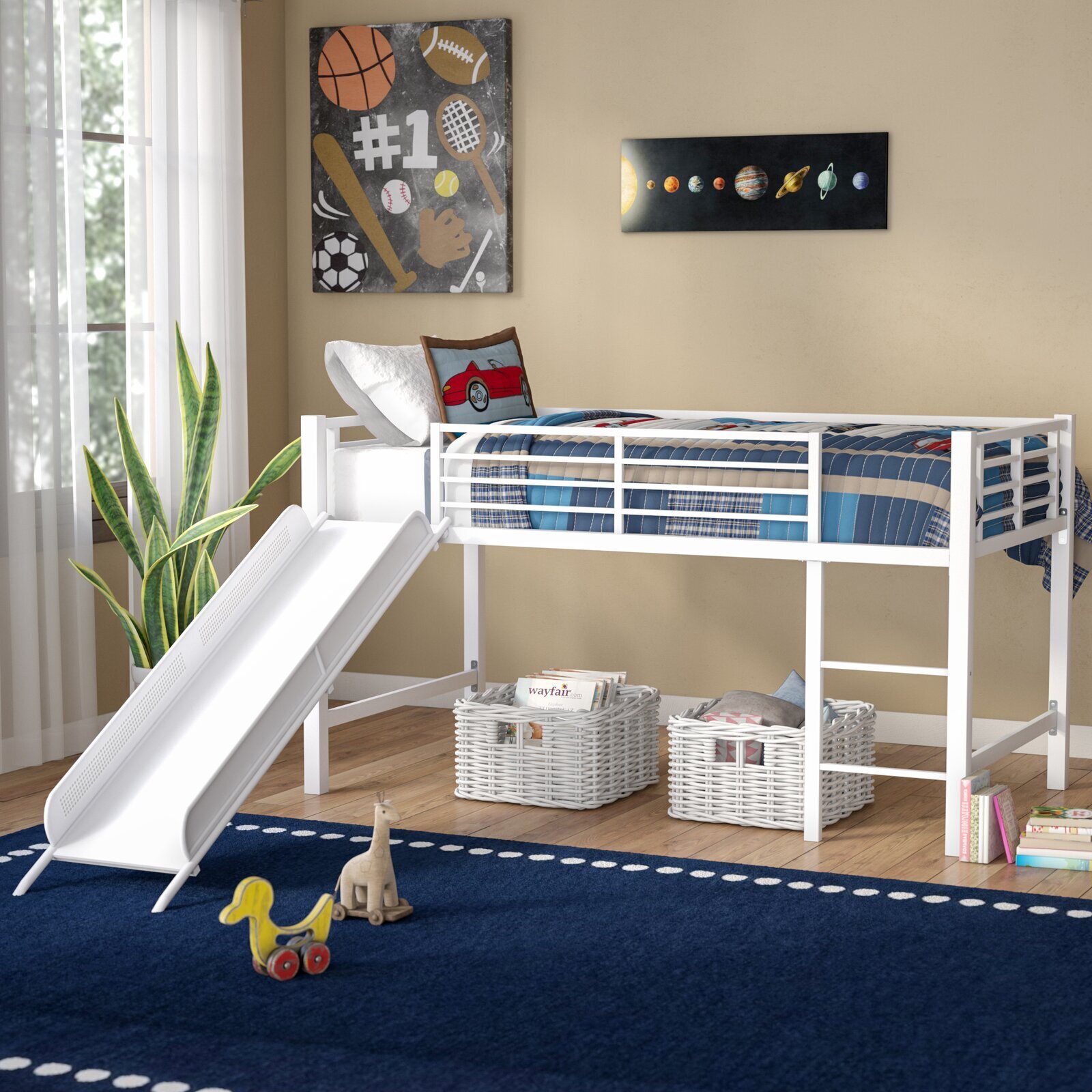 Loft Bed with Slide