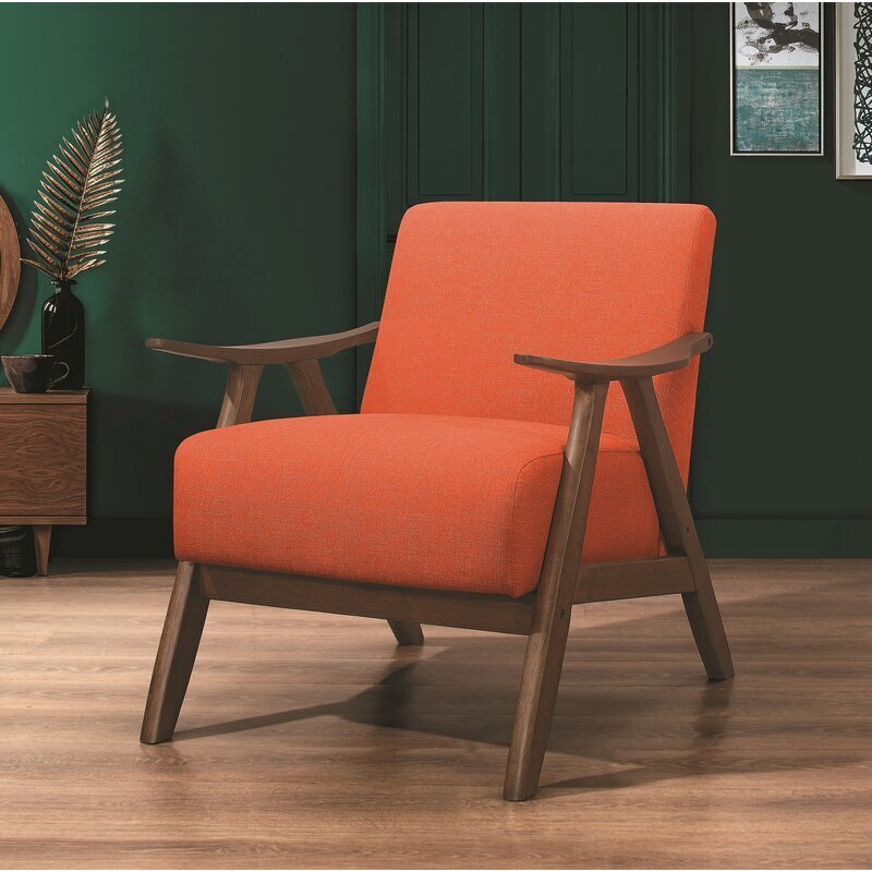 Low Level Wooden Mid Century Chair  