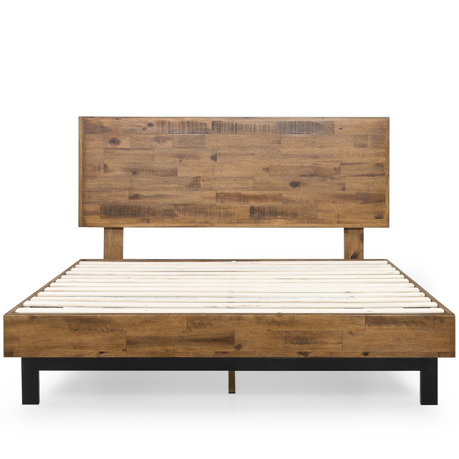 Low Profile Industrial Inspired Twin Bed