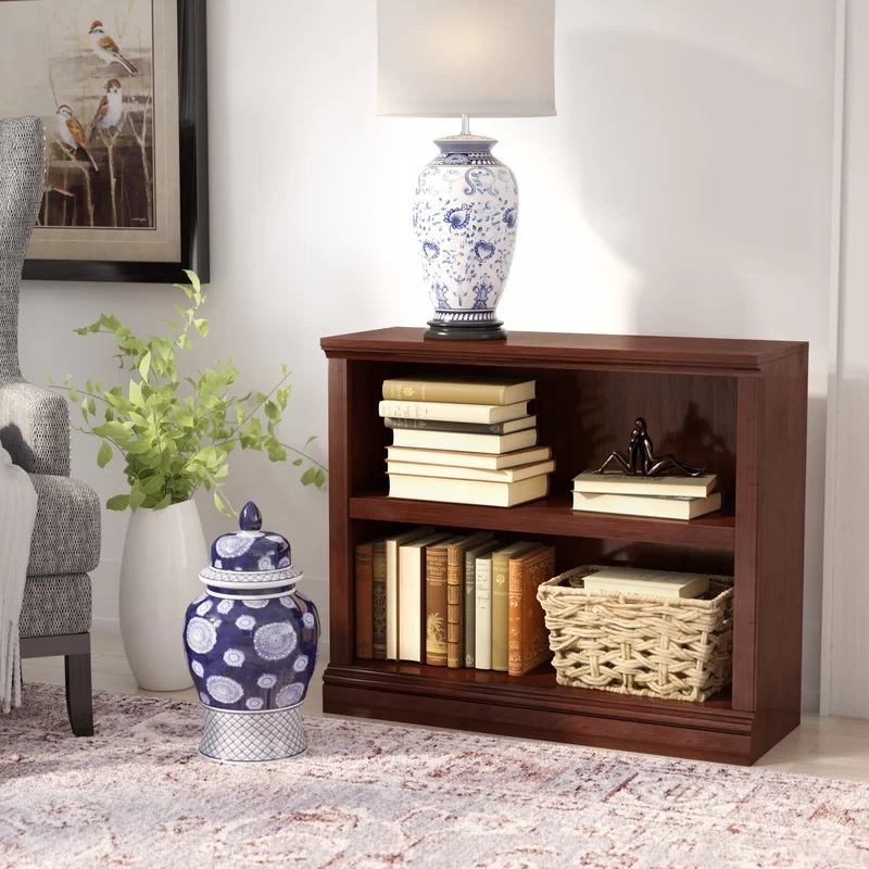 Low profile mission bookcase
