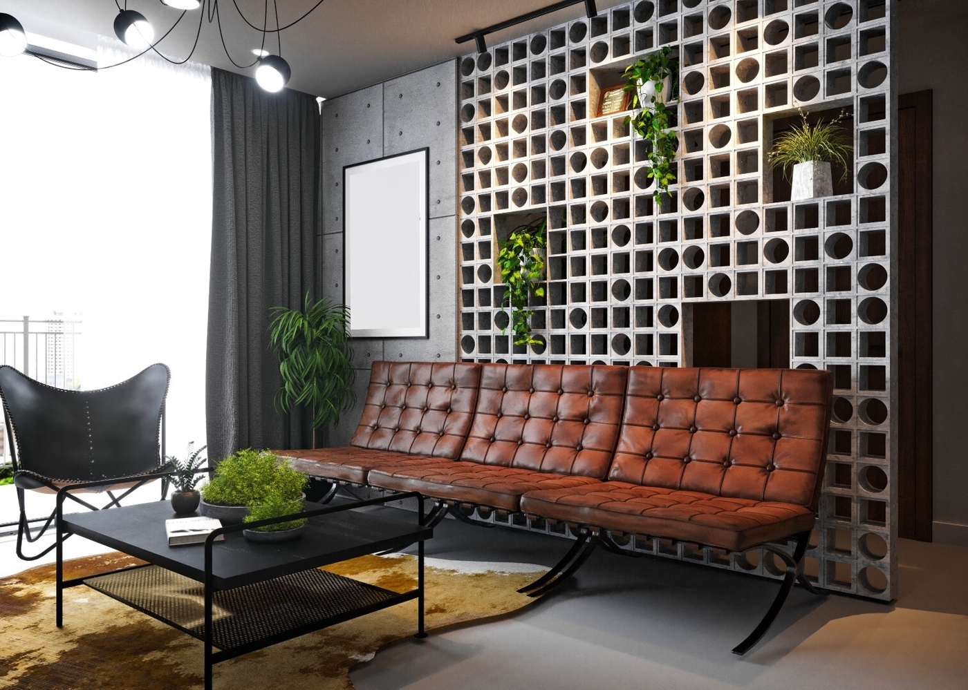 Luxury apartment interior