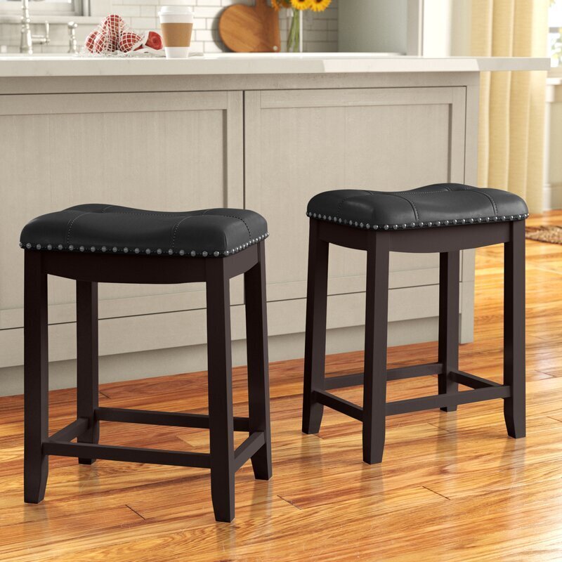 Luxury Saddle Seat Bar Stools