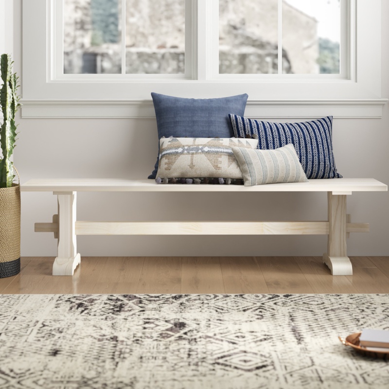 Lynn Trestle Wood Bench