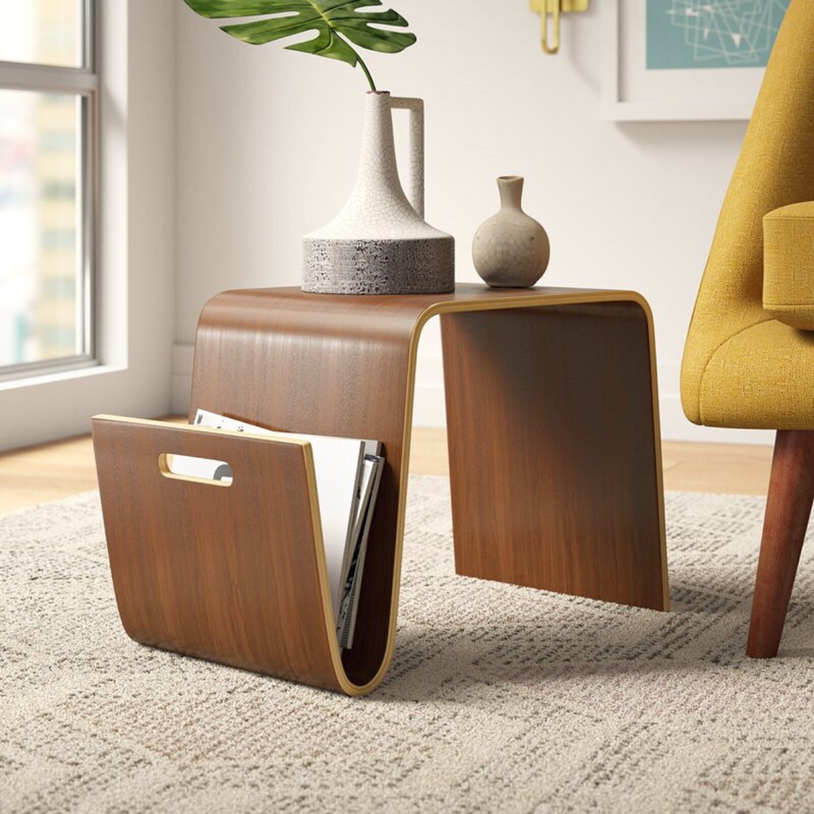 Magazine Rack Table