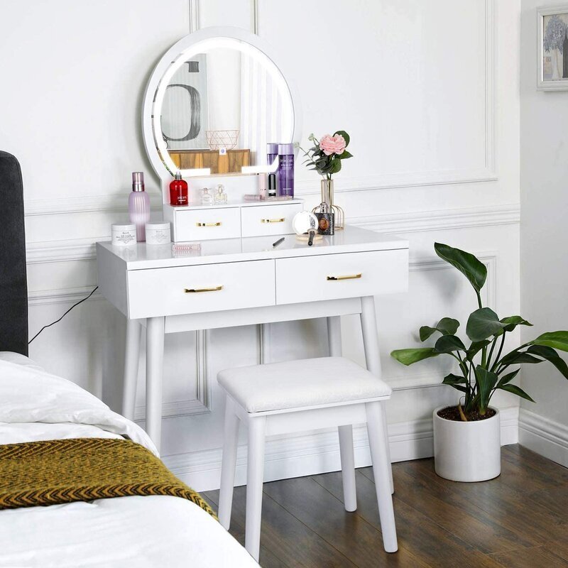 Makeup Vanity with Smart Sensor