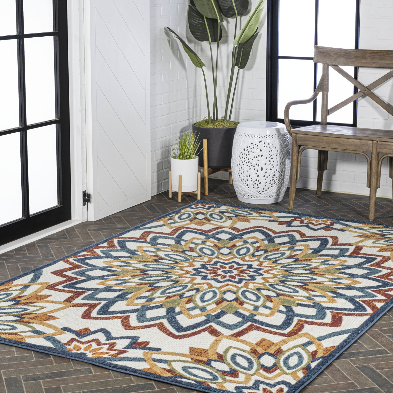 Mandala Outdoor Rug