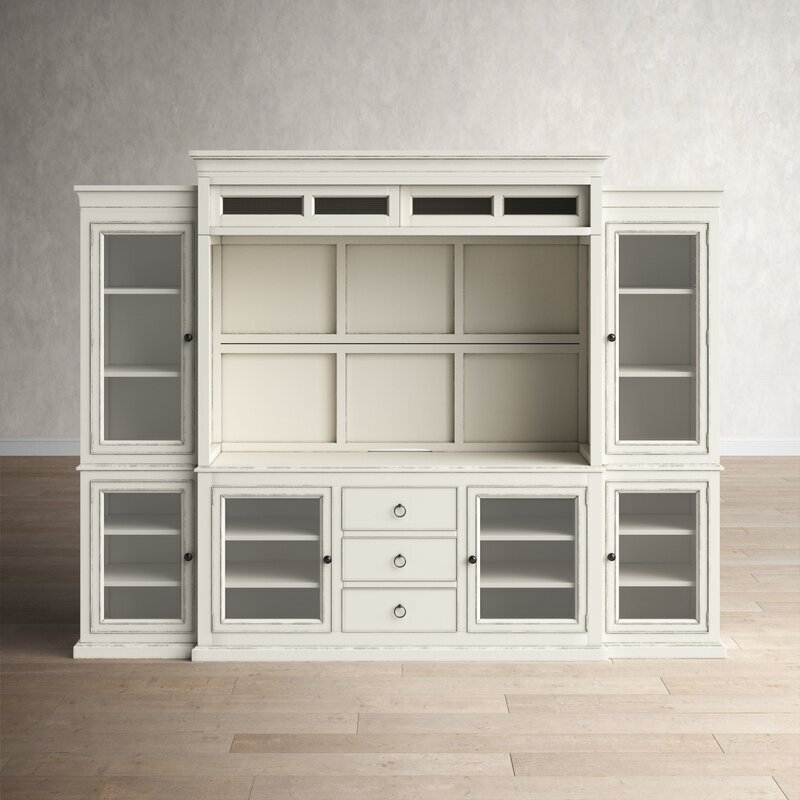 Maple Wood TV Hutch with Doors