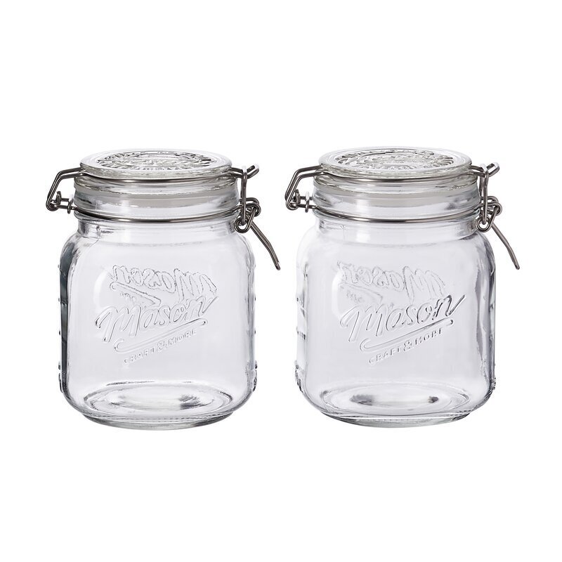 Mason Jar Flour and Sugar Containers