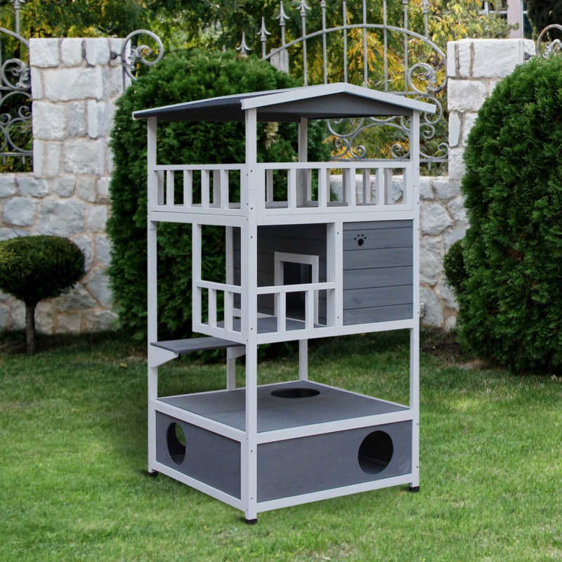 Maud 4 Floor Indoor/Outdoor Cat House