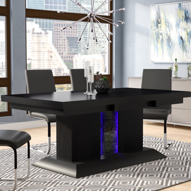 Meaux 76'' Pedestal Dining Table
