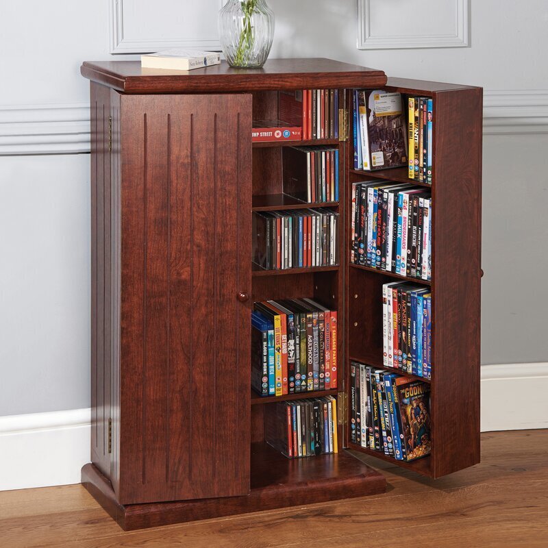 Media Cabinet With Storage Doors