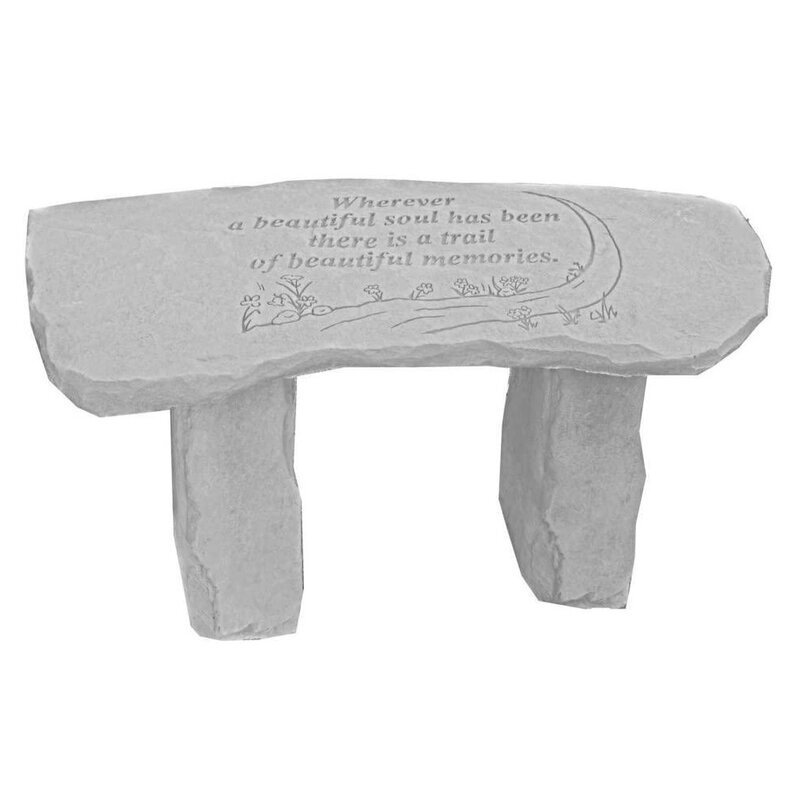 Memorial Garden Stone Bench