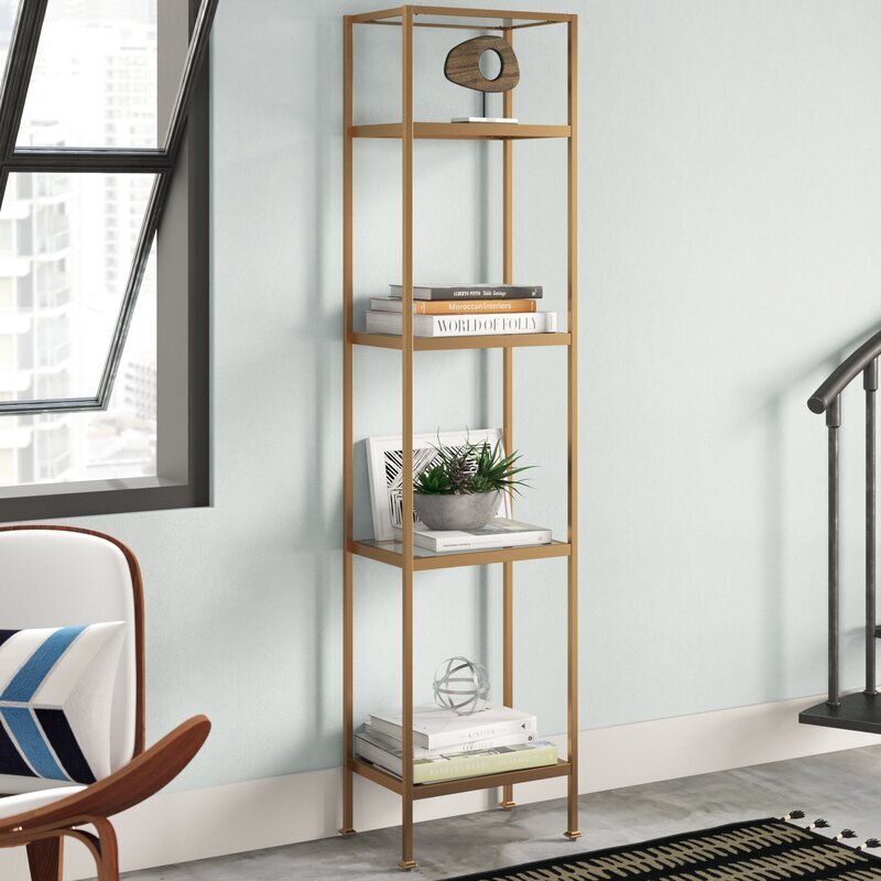 Metal and Glass Shelf