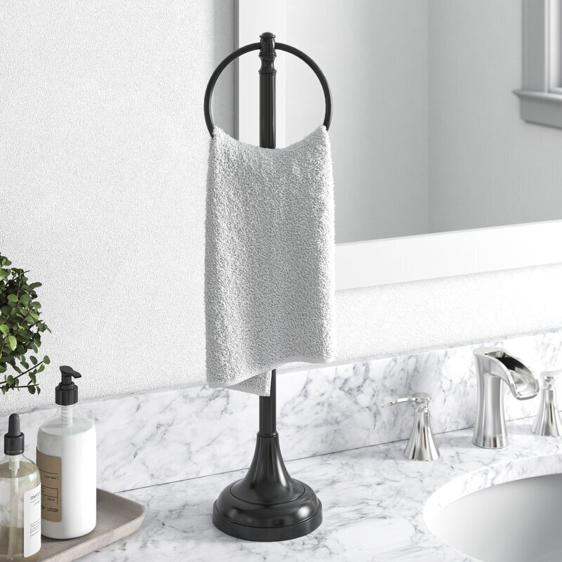 Metal Countertop Towel Stand