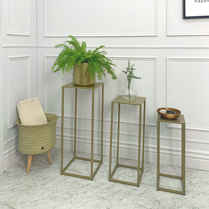 Metal indoor plant stands
