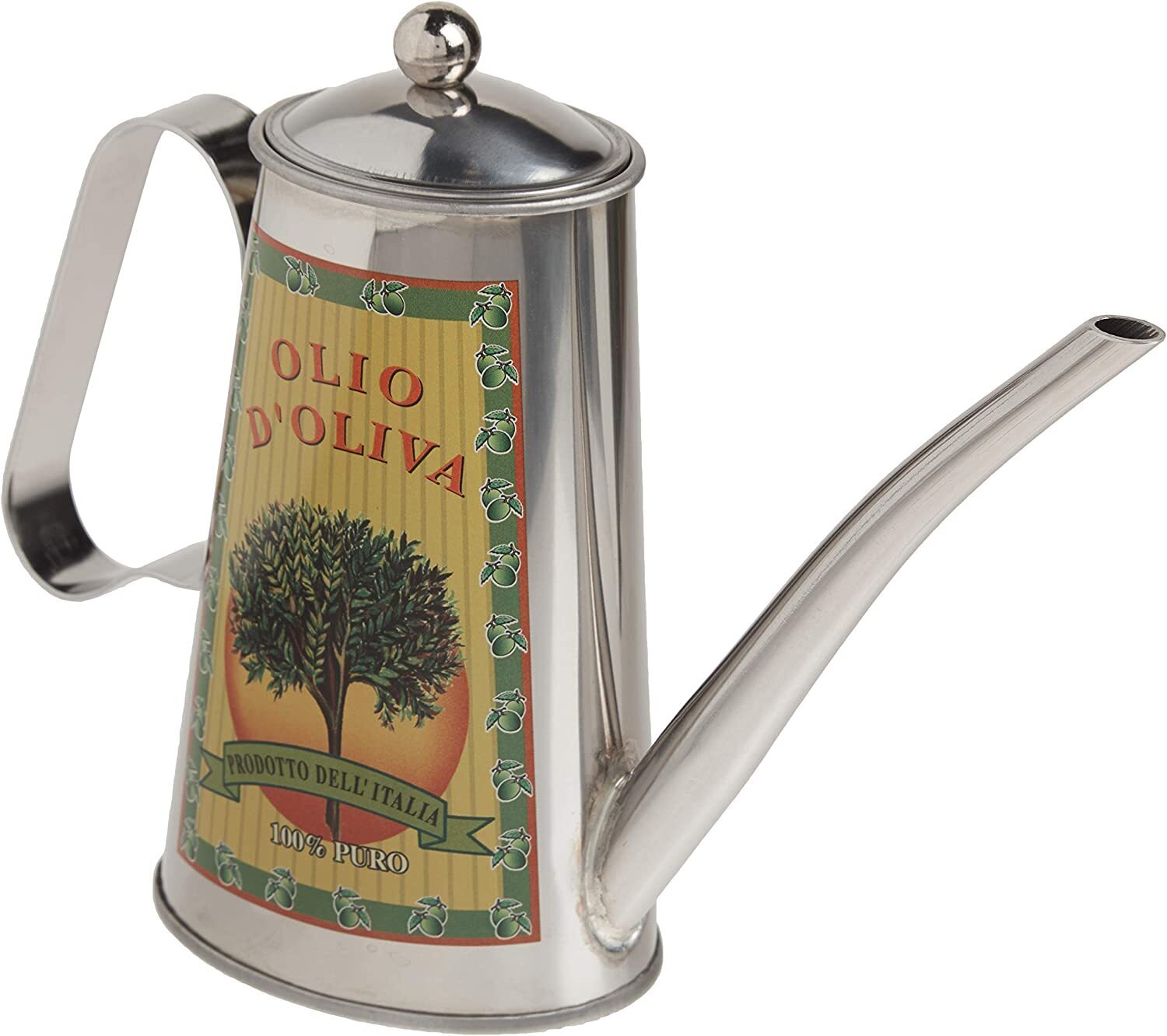 Metal Vintage Oil Bottle