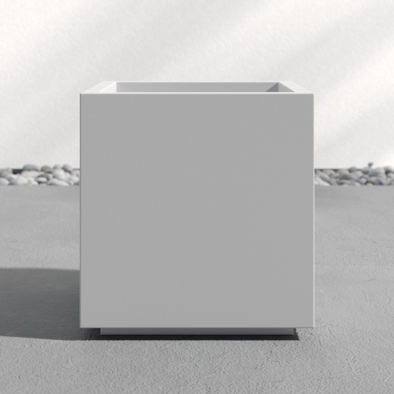 Metallic Series Galvanized Steel Planter Box