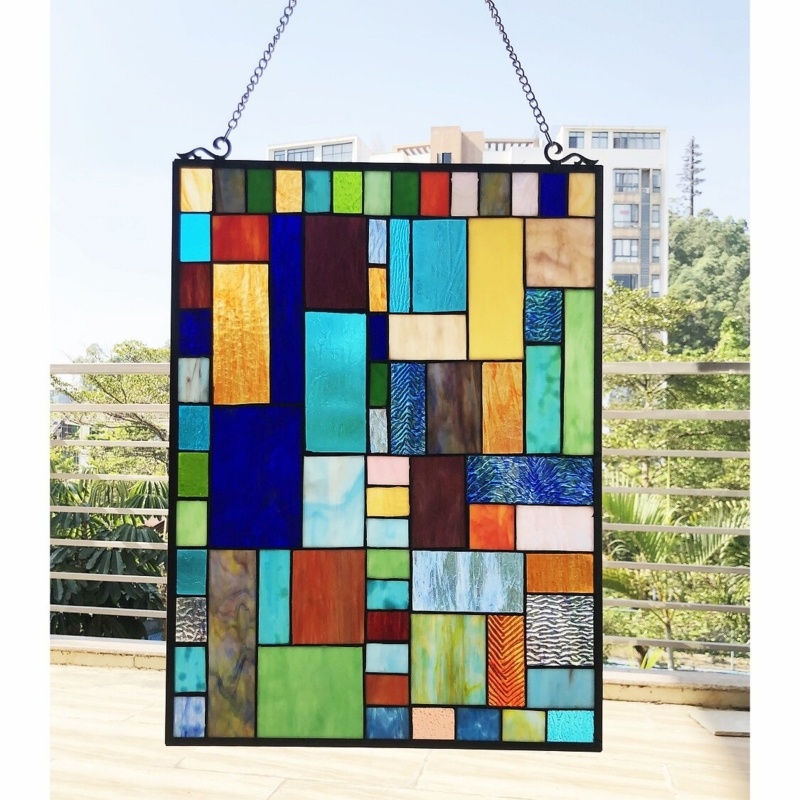 Michelle Stained Glass Window Panel