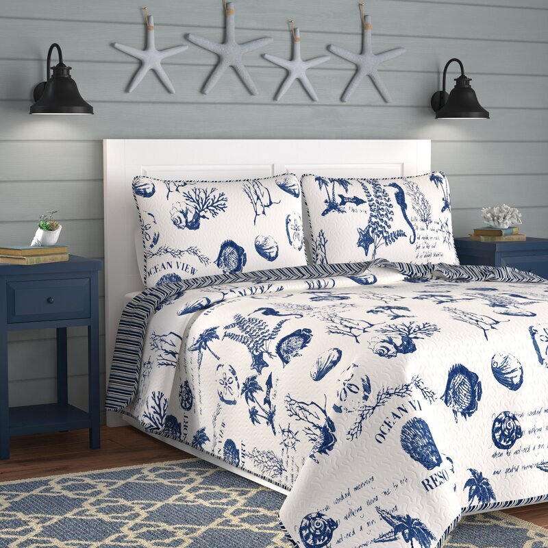 Microfiber Seashell Bedding