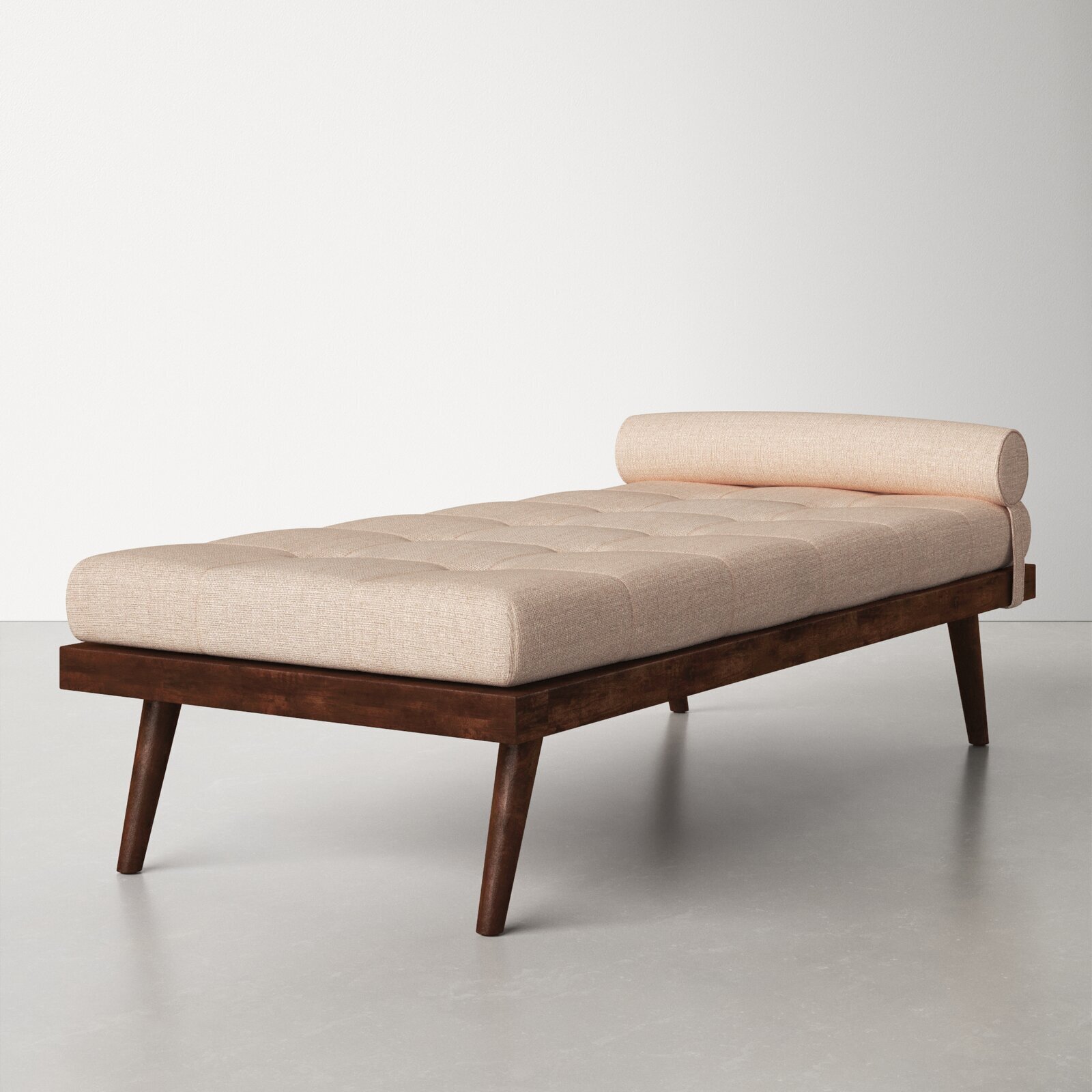 Mid Century Style Armless Chaise